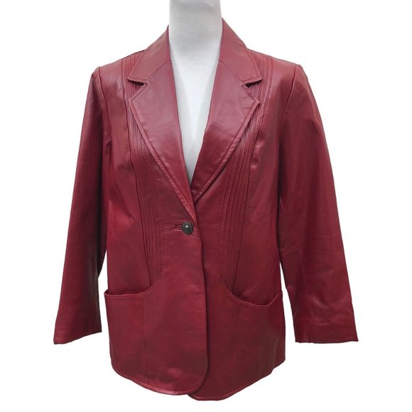 Denim&Co Jackets & Coats D Co Denim Company Leather Jacket Sleeve